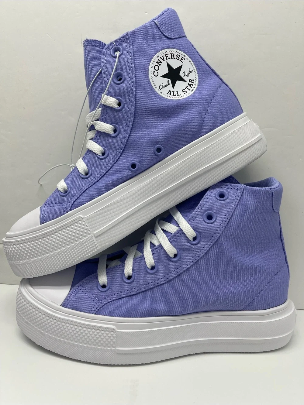 Converse A19323F DAY ONE PLATFORM HI VERY PERI/WHITE/BLACK Platform Sneakers